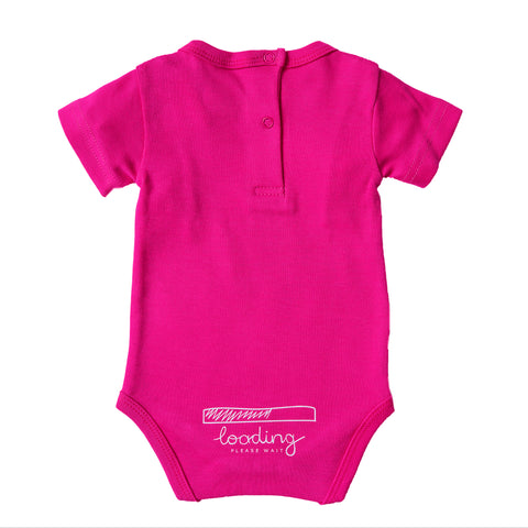 "Dreams" Girls Hot Pink Romper