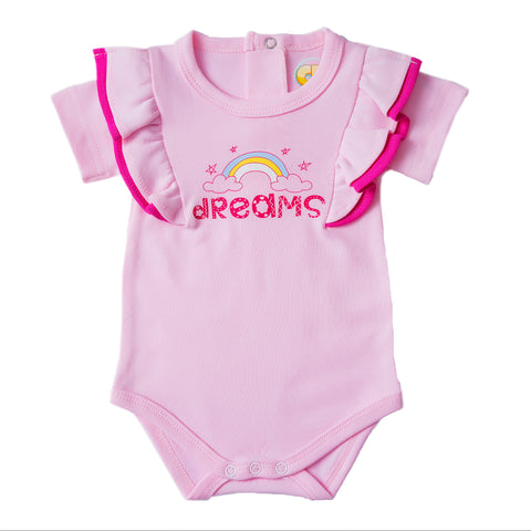 "Dreams" Girls Rose Romper
