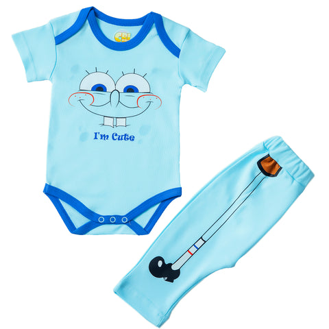 Sponge-pop Boys short sleeves Pajamas